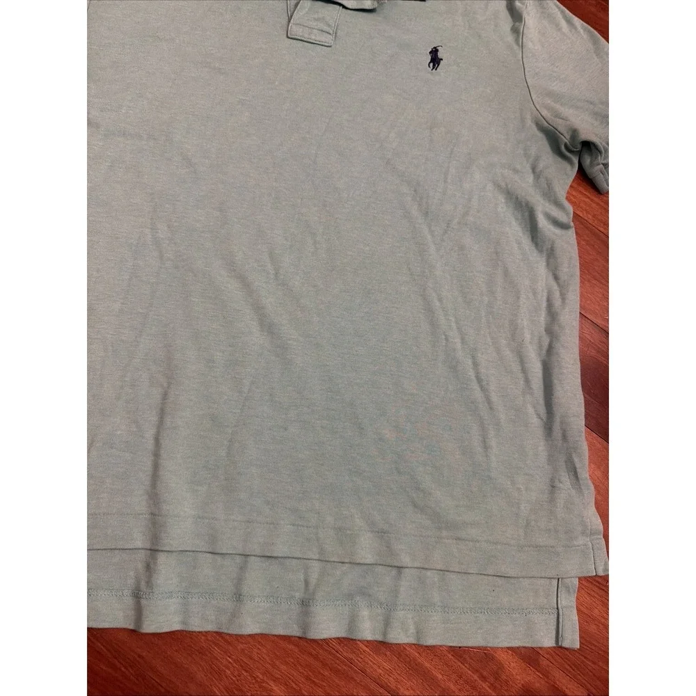 Polo Ralph Lauren Pima Soft Touch Turquoise Blue Men's Collared Shirt Medium